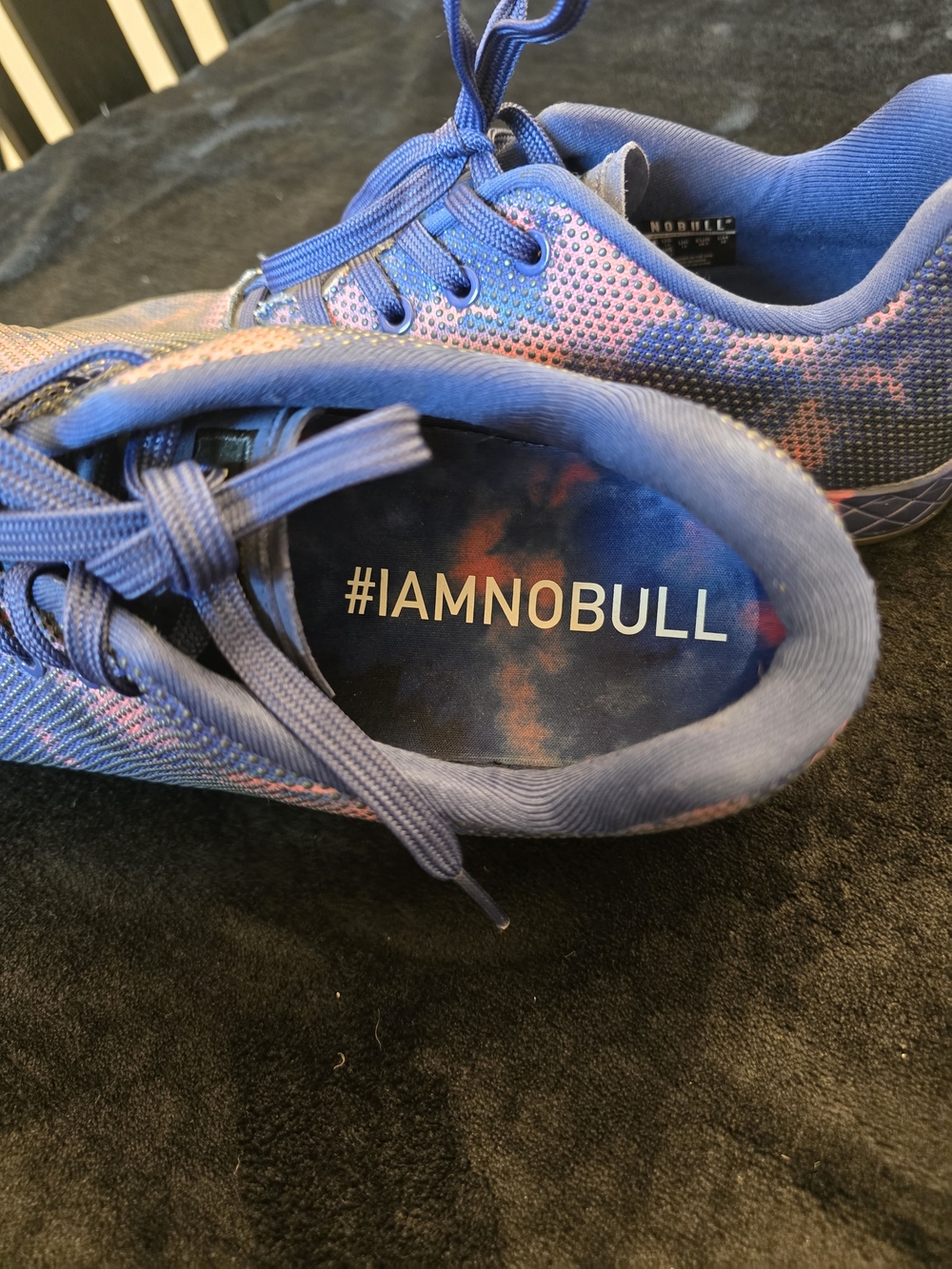 Nobull Trainer+ Men's Athletic Shoes Blue & Orange US 14 - Picture 6 of 8